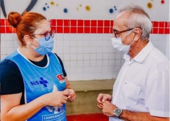 Cícero destaca avanço da vacinação : “Já estamos na faixa etária dos 70 anos”