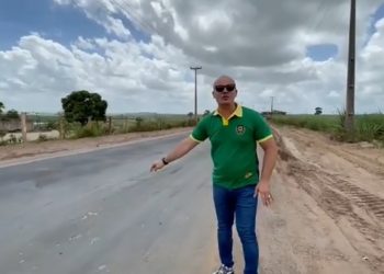 VÍDEO- Deputado quer saber se população está pagando 2 vezes pela obra da PB 030