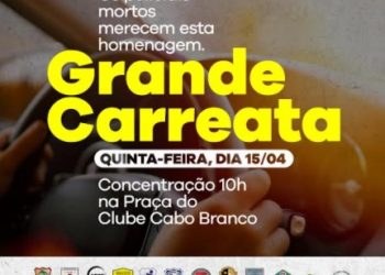 Ato em frente a Granja do Governador lembra policiais mortos na linha de frente da Covid