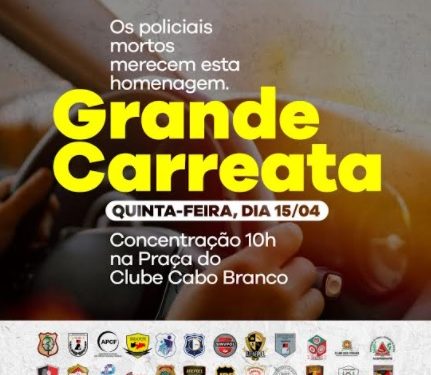 Ato em frente a Granja do Governador lembra policiais mortos na linha de frente da Covid