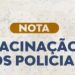 Entidades lamentam que Governo defendia 5% mas destinou apenas 0,4% de vacinas a policiais