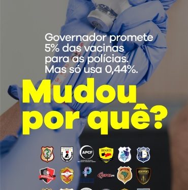 RESPEITA A POLÍCIA – Sindspol denuncia vacinação “conta-gotas” das forças de segurança