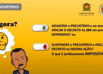 Com 74,4% de votos PMs decidem buscar reimplantação da BD e agilizar precatório