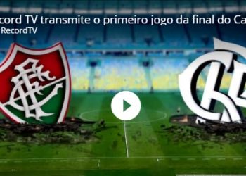 VÍDEO- Record amplia transmissão da final do Carioca, Fla x Flu, para todo o país