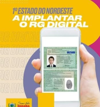 Paraíba disponibiliza RG Digital e cidadão terá mais comodidade e segurança