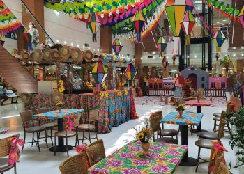 SÃO JOÃO NO SHOPPING- Confira as fotos da ornamentação junina no Manaíra e no Mangabeira