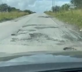 VIDEO- Motoristas mostram buraqueira na PB 066 que liga Itabaiana a Juripiranga