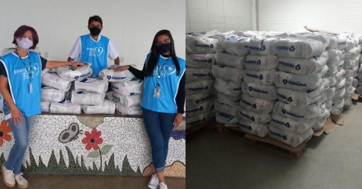 Energisa doa 300 cestas básicas a entidades artísticas e de combate ao câncer na Paraíba