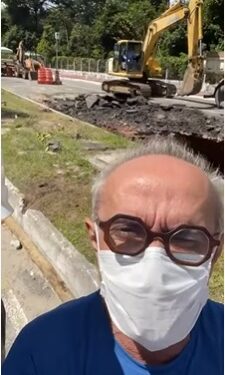 VÍDEOS- PMJP identifica causa de cratera na Pedro II e já trabalha na correção, anuncia Cícero