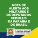 Clube dos Oficiais da PM alerta sobre tentativa de restrição de policiais nas eleições de 2022