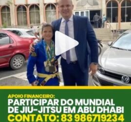 Atleta faz “vaquinha” para representar a Paraíba em Dubai e ganha apoio de deputado Cb Gilberto