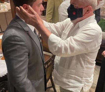 No encontro de Veneziano e Lula os gestos falam mais que as palavras