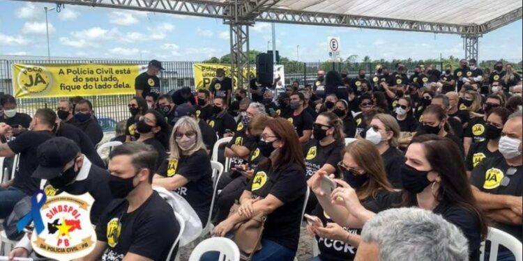 PIOR SALÁRIO DO BRASIL – Policiais Civis da Paraíba mantém mobilização por subsídio e PCCR