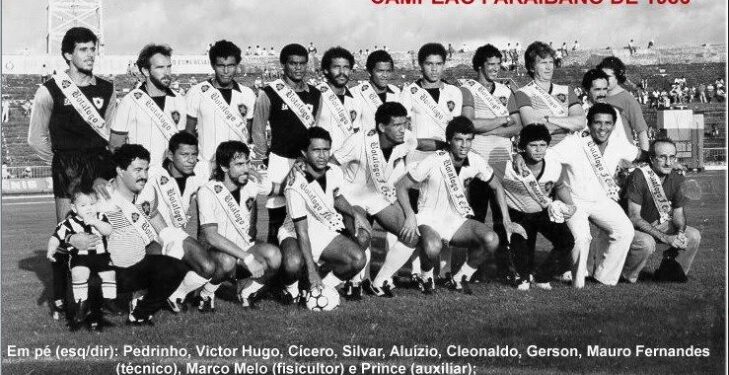DO BAÚ- Veja foto e relembre os craques do Bota/PB campeão de 1986 e Tavinho Santos diretor