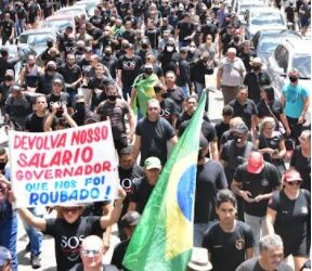 Deputado cobra respeito do governador à categoria após o maior manifesto da PM (VÍDEO) na história