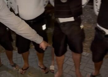 Deputado denuncia Governo e mostra (VÍDEO) PMs trabalhando de sandália, sem colete e cinto de guarnição