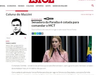 DEU NA ISTOÉ – A senadora paraibana Daniella Ribeiro nomeada ministra no Governo Bolsonaro ?