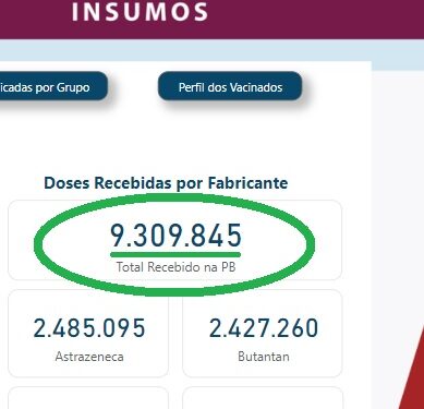 Deputado Cabo Gilberto destaca marca de 9,3 milhões de vacinas enviadas pelo Governo Federal à Paraíba