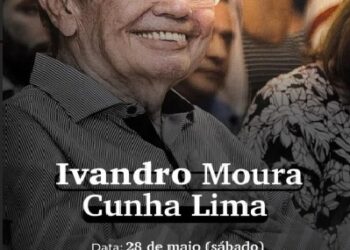 Família informa local e horário de velório e sepultamento do corpo de Ivandro Cunha Lima