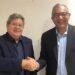 João Azevedo recebe pré-candidato e ex-presidente do Sindifisco-PB, Manoel Isidro