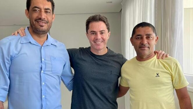 Veneziano recebe apoio do prefeito da cidade de Capim, Tiago Lisboa