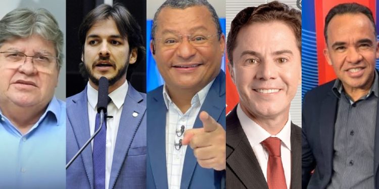 PESQUISA GOVERNADOR- João tem 26%, Pedro 18%, Nilvan 13%, Veneziano 12% e Major Fábio 1%