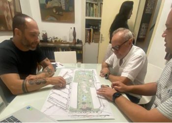 Cícero Lucena analisa primeira versão de projeto para construção do novo parque no Aeroclube