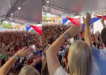 VÍDEO- Prefeito de Alhandra, do MDB, realiza grande evento em anúncio de apoio a Pedro Cunha Lima