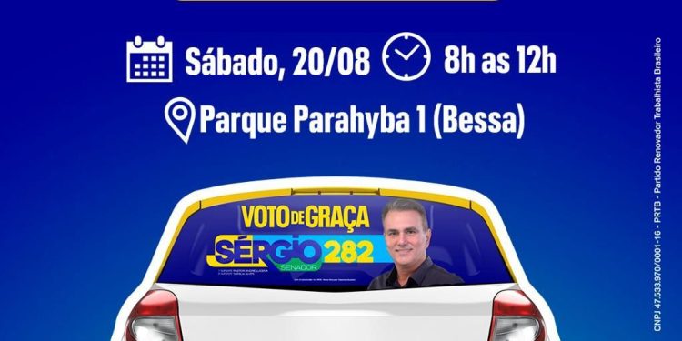 Campanha de Sérgio Queiroz tem “adesivaço”, visita à Zona Sul e caminhada na Feirinha de Tambaú