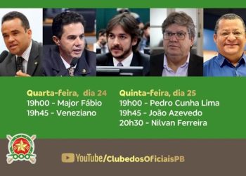 Encontro das entidades da PM e Bombeiros Militares e candidatos a governador inicia nesta 4ª feira