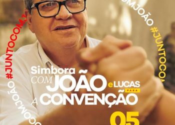 Convenção do PSB oficializará candidaturas de João a governador, Lucas vice, e Pollyanna a senadora