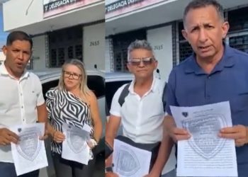 VEJA VÍDEO- Vereadores de Bayeux registram “BO” em Delegacia após serem barrados na Secretaria de Saúde