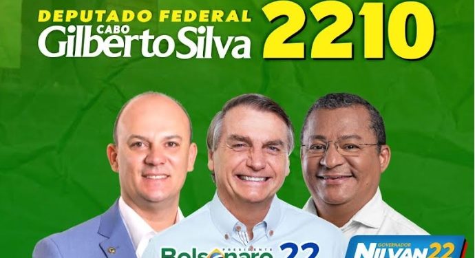 Apoiadores do candidato a deputado federal Cabo Gilberto fazem “adesivaço” neste sábado em JP