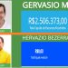 No PSB não há socialização do fundo eleitoral, Gervásio ficou com R$ 2,5 milhões e Hervázio com nada