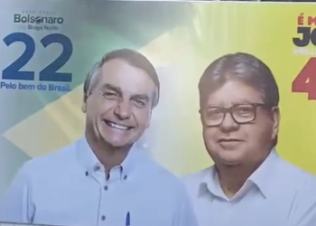 VÍDEO- Comitê Bolsonaro/João na avenida Epitácio Pessoa chama a atenção dos eleitores