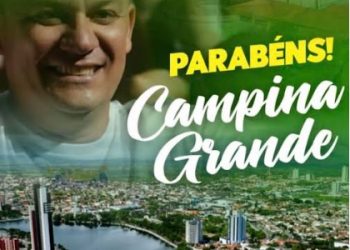 DEP CABO GILBERTO: “Meus parabéns e minha gratidão à amada Campina Grande, por seus 158 anos”