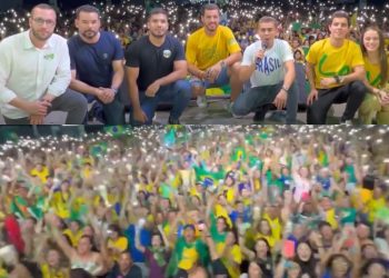 VÍDEO- Evento com Nikolas Ferreira em apoio a Bolsonaro reúne multidão de jovens em João Pessoa