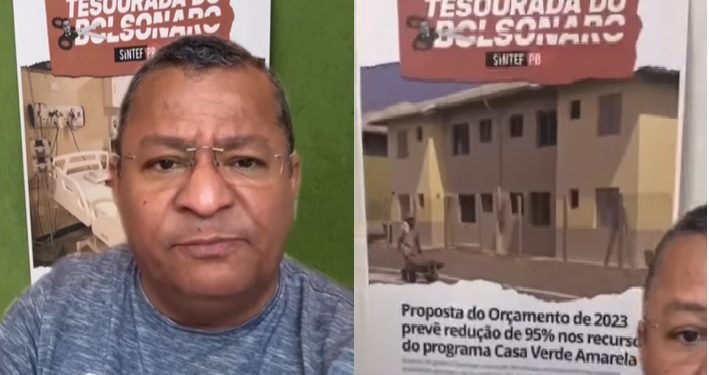 VÍDEOS- Nilvan denuncia que Sindicato espalhou cartazes contra Bolsonaro dentro do IFPB em Jaguaribe