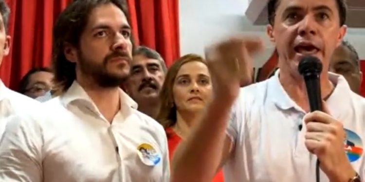 Veneziano declara apoio ao nome de Pedro para governador em evento na sede do MDB em João Pessoa