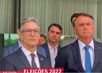 Governador de MG, Romeu Zema, reeleito com 6 milhões de votos, declara apoio a Bolsonaro no 2º turno
