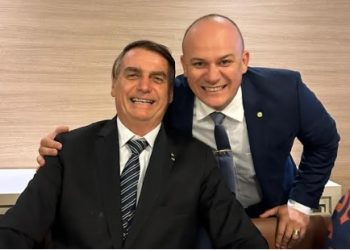 Deputado federal eleito Cabo Gilberto participa de jantar de líderes nacionais do PL com presidente Bolsonaro