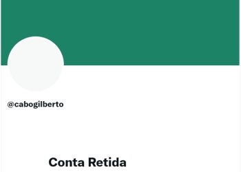 Deputado Cabo Gilberto tem Twitter suspenso após denunciar censura e falta de transparência nas eleições