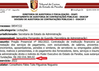 TCE pede informações ao Governo sobre contrato de R$ 282 milhões com Bradesco para operar “folha”