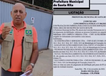VÍDEO- Cidadão de Santa Rita pagará coleta de lixo mais cara que em JP e CG, revela vereador Tenente Jair