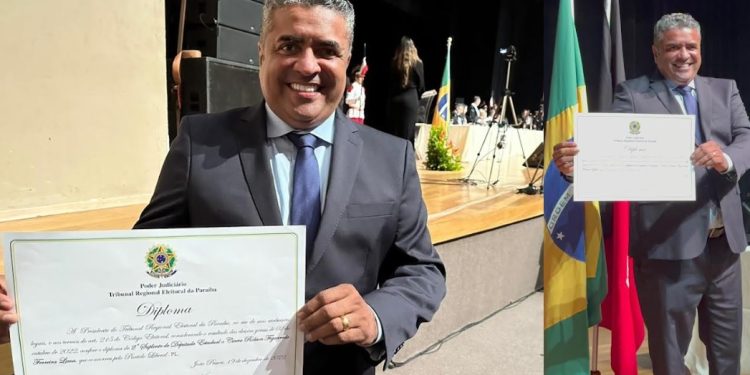 Diplomação como suplente de deputado pelo TRE/PB premia campanha “pé no chão” na 1ª eleição de Cicinho Lima
