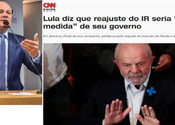 Deputado Cabo Gilberto mostra matéria da CNN e cobra: “Lula disse que reajuste do IR seria 1ª medida de seu Governo”