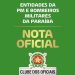 Em nota, entidades da PM lembram compromissos do Governo e aguardam proposta remuneratória