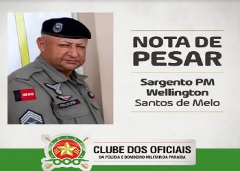 Clube dos Oficiais lamenta morte do Sargento PM Wellington e cobra providências das autoridades com segurança