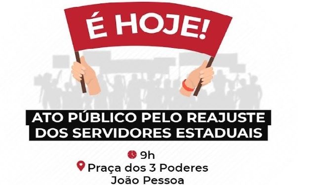 Policiais civis participam de ato na Praça João Pessoa e Aspol vai realizar mobilização pelo estado