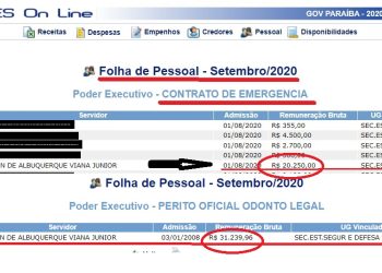 TCE notifica Secretaria da Saúde para esclarecer altos salários de até R$ 51 mil do genro do governador
